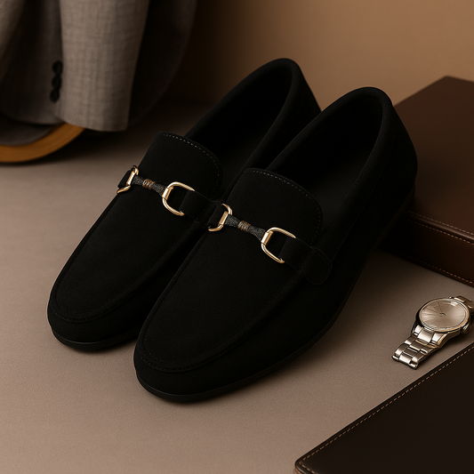 Caslax Azure Suede Moccs